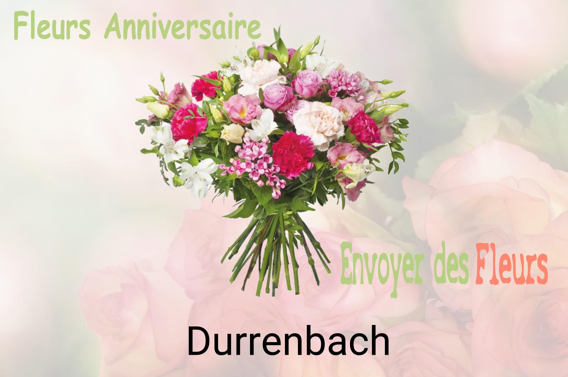 Bouquet de fleurs d’anniversaire livré à Durrenbach